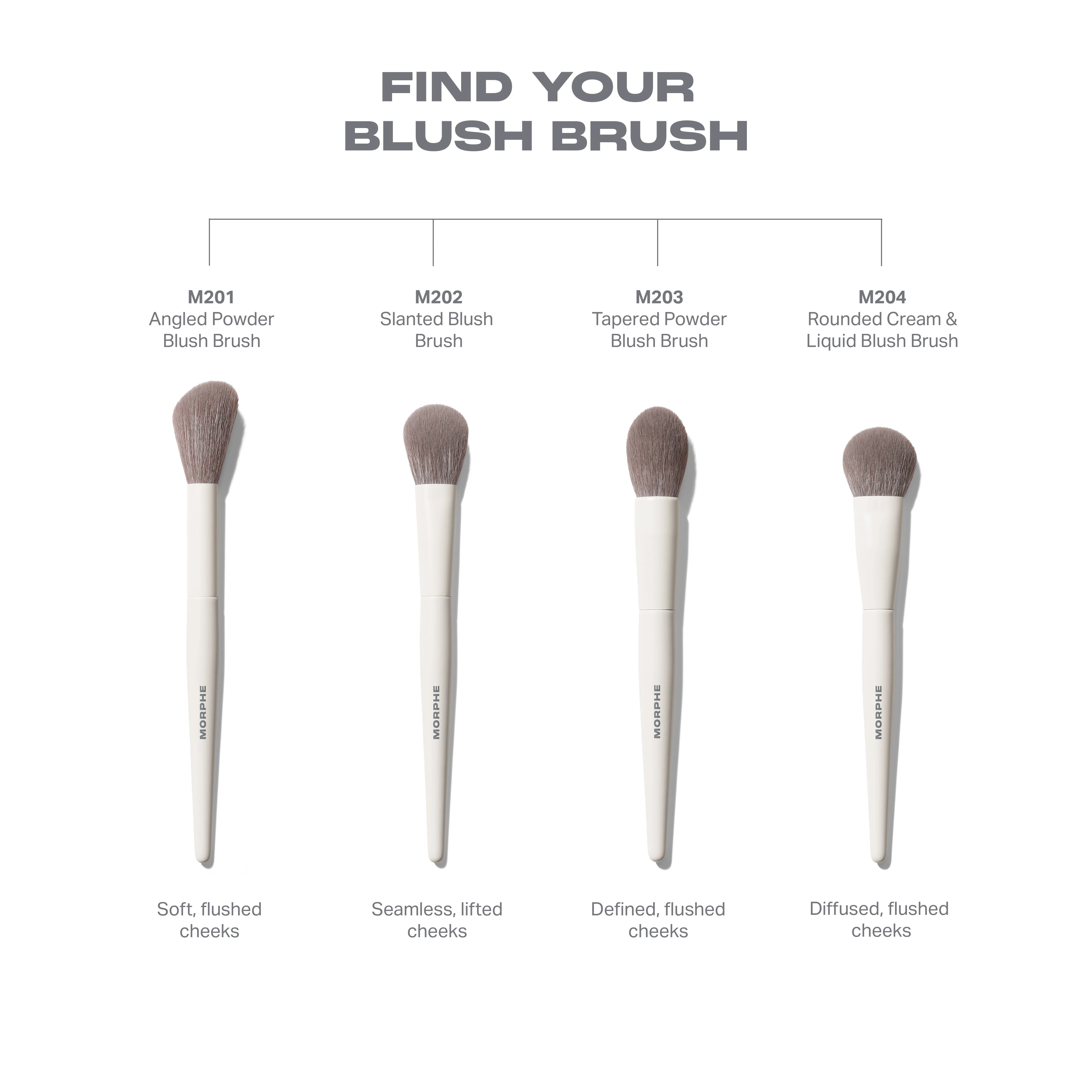 M203 Tapered Powder Blush Brush - Image 5